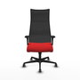 Piqueras y Crespo Chaise de Bureau Albacete XL Rouge et Noir