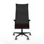 Piqueras y Crespo Chaise de Bureau Albacete XL Rouge et Noir