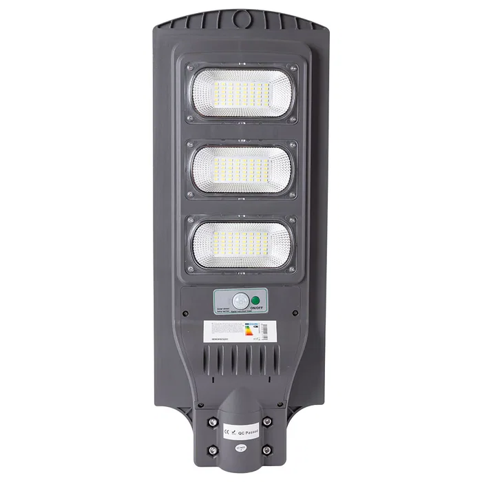 Lampe LED Solaire 60W 6000K IP65 avec Capteur Crépusculaire et Mouvement - 50.000H [HO-SLABS60W-CW]