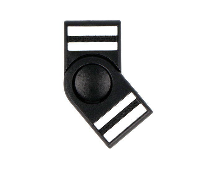 Innspiro Lot de 5 Boucles Doubles en Plastique Noir 19,9 mm Innspiro Lot de 5 Boucles Doubles en Plastique Noir 19,9 mm
