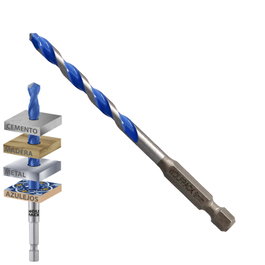 WOLFPACK LINEA PROFESIONAL Mèche Universale Hexagonale 6,0mm