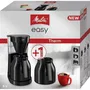 Melitta Cafetière filtre Easy Therm II - 1050 W - 2 verseuses isothermes incluses - Noir
