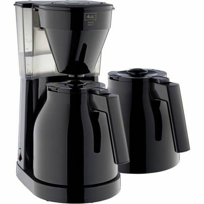 Melitta Easy Therm II - Cafetière filtre avec deux verseuses - Noir Melitta Easy Therm II - Cafetière filtre avec deux verseuses - Noir