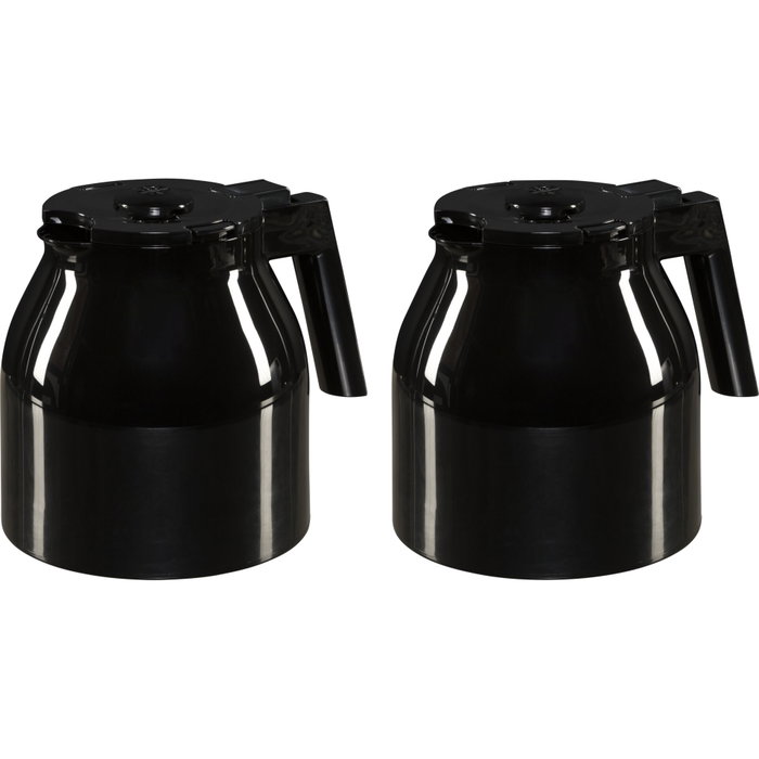 Melitta Easy Therm II - Cafetière filtre avec deux verseuses - Noir Melitta Easy Therm II - Cafetière filtre avec deux verseuses - Noir