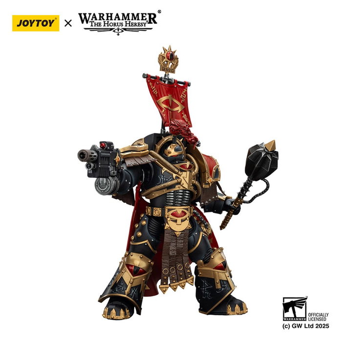 Warhammer 40,000: Sons of Horus figurine Legion Cataphractii Praetorwith Combi-Melta and Power Maul 14 cm