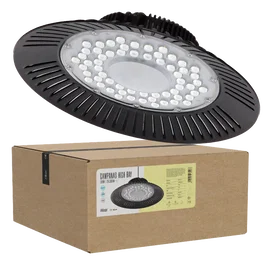 BX3 LIGHT BX3-HB-200WK-CW Projecteur LED industriel 200W 20000 lumens 6000K IP65 pour entrepôt usine atelier, blanc froid