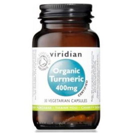 VIRIDIAN Curcuma BIO 400 mg, 30 capsules végétales