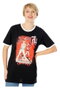 Gotham City Sirens T-Shirt Crossword Black Ringer (L)