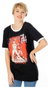 Gotham City Sirens T-Shirt Crossword Black Ringer (L)
