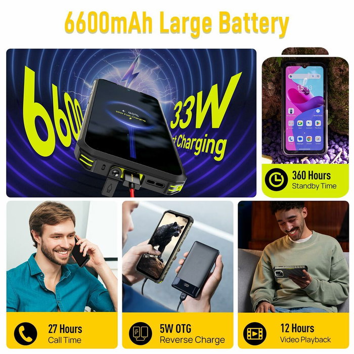 Smartphone Ulefone ARMOR X32 16 GB RAM 256 GB Noir