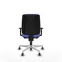 PIQUERAS Y CRESPO Chaise Alares Synchrone/Traslack Tissu Bleu clair