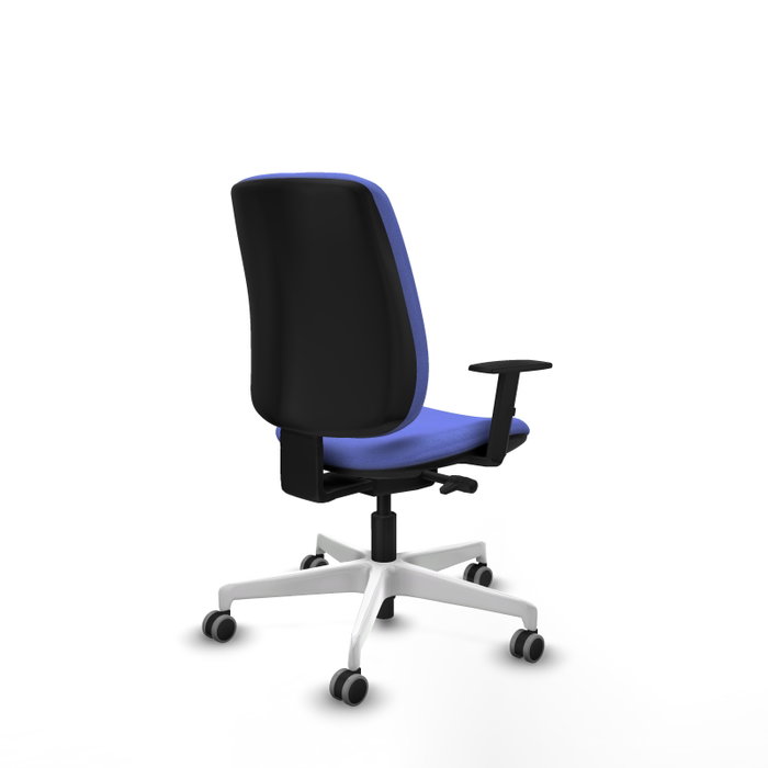 PIQUERAS Y CRESPO Chaise Alares Synchrone/Traslack Tissu Bleu clair