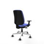 PIQUERAS Y CRESPO Chaise Alares Synchrone/Traslack Tissu Bleu clair