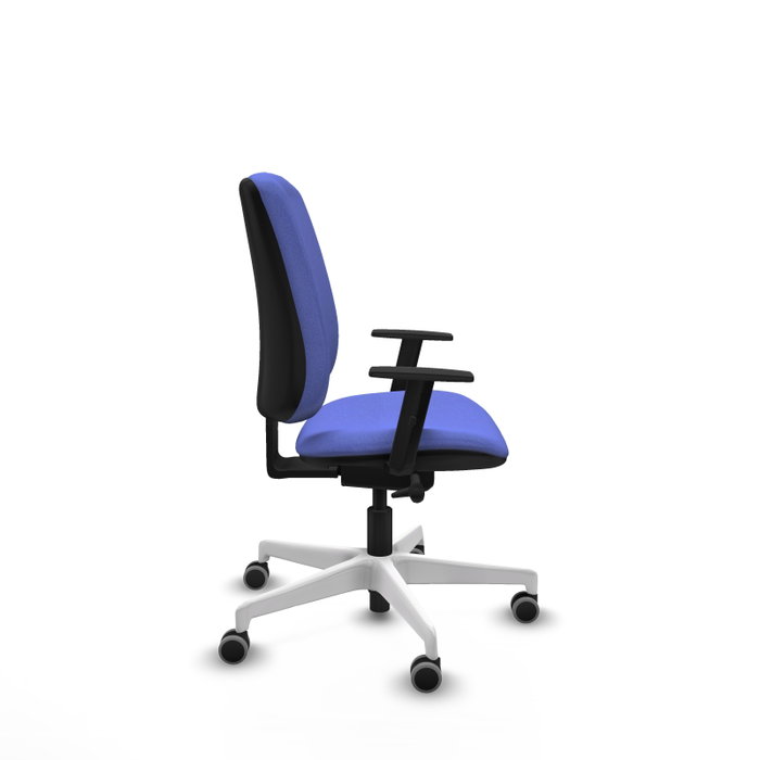 PIQUERAS Y CRESPO Chaise Alares Synchrone/Traslack Tissu Bleu clair