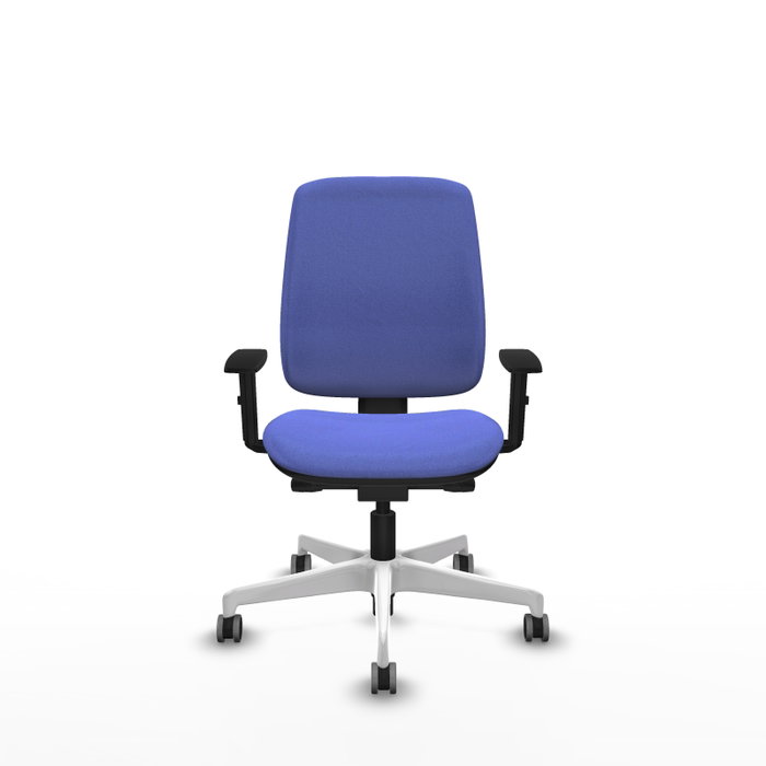 PIQUERAS Y CRESPO Chaise Alares Synchrone/Traslack Tissu Bleu clair