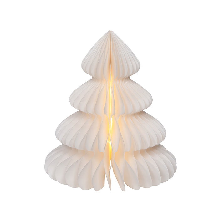 Décoration lumineuse Lumineo Blanc Sapin de Noël Ø 24 x 28 cm Décoration lumineuse Lumineo Blanc Sapin de Noël Ø 24 x 28 cm
