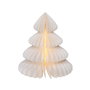 Décoration lumineuse Lumineo Blanc Sapin de Noël Ø 24 x 28 cm