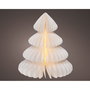 Décoration lumineuse Lumineo Blanc Sapin de Noël Ø 24 x 28 cm