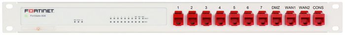 Fortinet RM-FR-T10 - Rack 1U pour pare-feu FortiGate 60E, 60E-POE, 60E-DSL, 61E, 60F, 61F - 11 ports RJ-45 avant