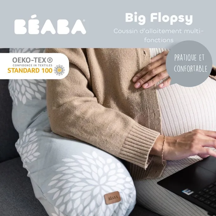 Beaba Big Flopsy Coussin d'allaitement Gris Beaba Big Flopsy Coussin d'allaitement Gris