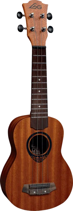 LAG Ukulélé Soprano Tiki Uku Lag - Sapele, Finition Satinée, 12 Fûts, Avec Housse LAG Ukulélé Soprano Tiki Uku Lag - Sapele, Finition Satinée, 12 Fûts, Avec Housse