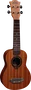 LAG Ukulélé Soprano Tiki Uku Lag - Sapele, Finition Satinée, 12 Fûts, Avec Housse