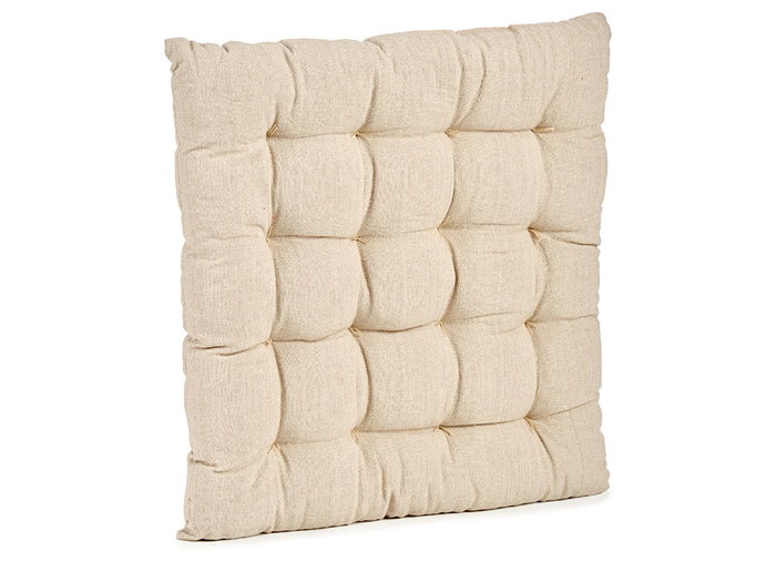 GIFTDECOR Coussin de chaise lisse Crema