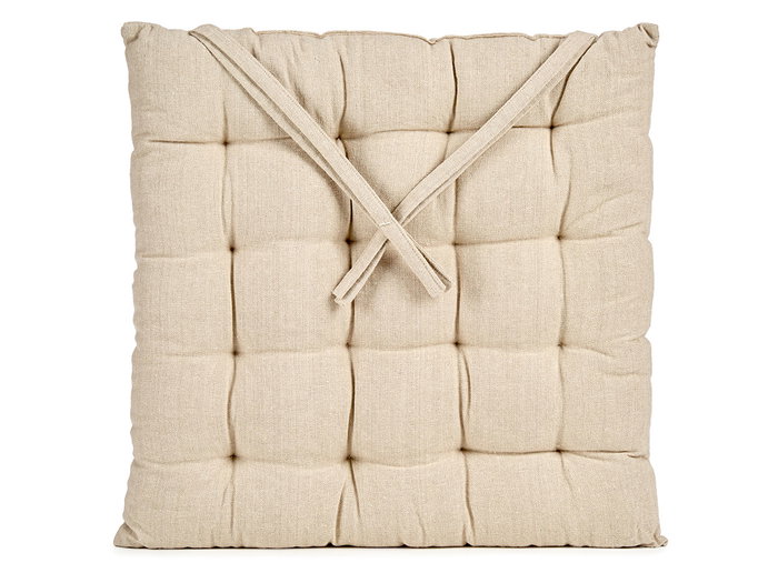 GIFTDECOR Coussin de chaise lisse Crema
