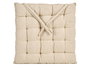 GIFTDECOR Coussin de chaise lisse Crema