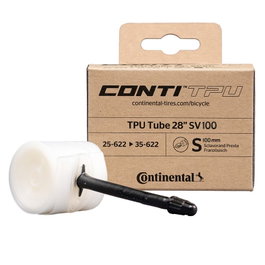 Continental Camara Tpu 28 pouces Presta 100 mm 25-35/622