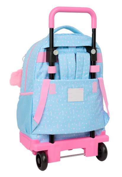 Safta Blackfit8 "Smile" Grand sac à dos avec roues compact et détachable, 33x45x22 cm, âge minimum recommandé 3 ans Safta Blackfit8 "Smile" Grand sac à dos avec roues compact et détachable, 33x45x22 cm, âge minimum recommandé 3 ans