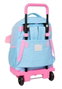 Safta Blackfit8 "Smile" Grand sac à dos avec roues compact et détachable, 33x45x22 cm, âge minimum recommandé 3 ans