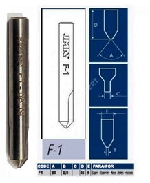 JMA Fraise pour machine duplicatrice de clés F-1, 80 dents dentage grossier