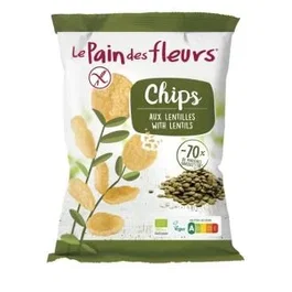 LE PAIN DES FLEURS Chips de lentilles BIO SG VEGAN 50g
