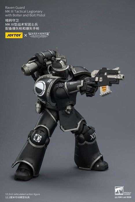 Joy Toy Warhammer 40,000 figurine Raven Guard MK III Tactical Legionary 12 cm