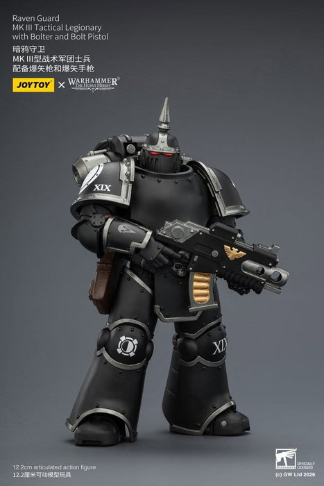 Joy Toy Warhammer 40,000 figurine Raven Guard MK III Tactical Legionary 12 cm