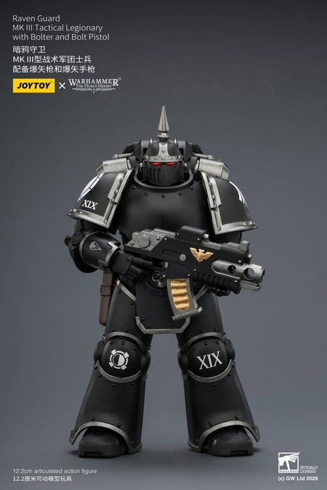 Joy Toy Warhammer 40,000 figurine Raven Guard MK III Tactical Legionary 12 cm