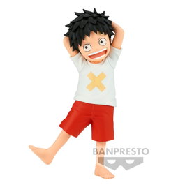 BANPRESTO Figure Monkey D. Luffy Children The Grandline Series Film Red One Piece 12cm