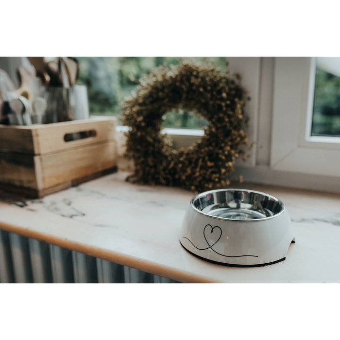 Mangeoire pour chiens Hunter Valencia Blanc 160 ml Mangeoire pour chiens Hunter Valencia Blanc 160 ml