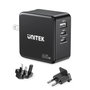 Unitek Chargeur mural P1117B Noir 65 W