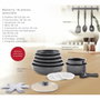 Art & Cuisine Batterie de cuisine AC1824, 18 pièces, Aluminium