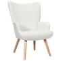 Home Deco Factory Fauteuil Rizo Rhea Blanc