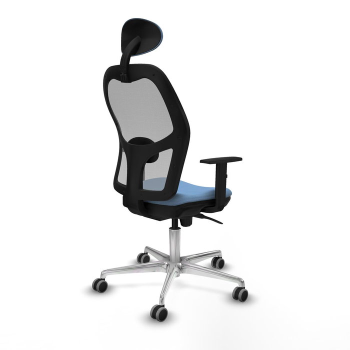 Piqueras y Crespo Chaise de Bureau avec Appui-tête Jorquera 1D086G1 Bleu ciel