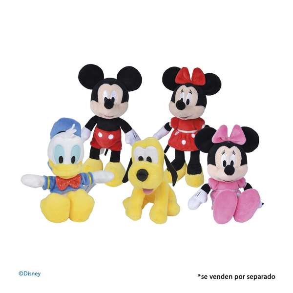 Smoby Peluche Disney 20 cm - Modèles assortis (surprise) - Langue espagnol/portugais