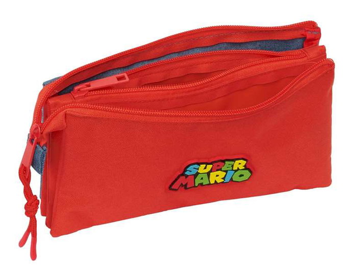 Safta Portatodo triple - Boîte à tout triple, 22 cm x 12 cm x 3 cm, pour enfants à partir de 36 mois