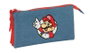 Safta Portatodo triple - Boîte à tout triple, 22 cm x 12 cm x 3 cm, pour enfants à partir de 36 mois