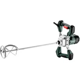 Metabo Malaxeur électrique RWE 1200 1200 W avec agitateur RS-R2 120 mm, rallonge 200 mm et clé plate - Capacité 30 litres