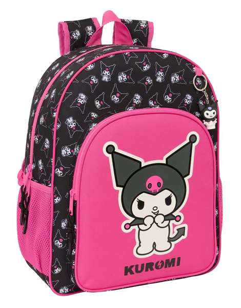 Safta Mochila Adapt Carro Kuromi - Sac à dos de voyage 33x42x14 cm - À partir de 3 ans