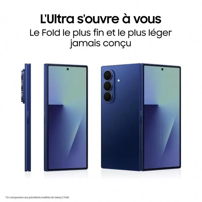 Samsung Galaxy Z Fold7 5G Smartphone 512 GB Bleu Minuit