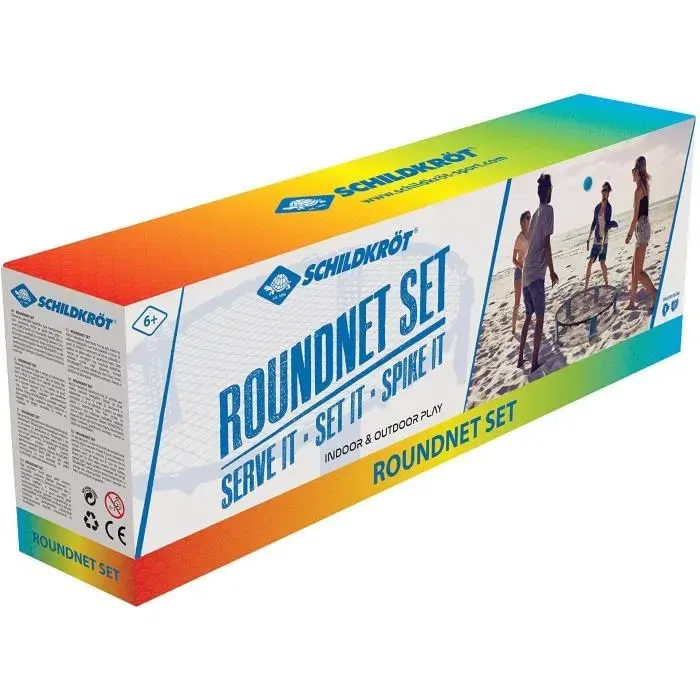 Schildkröt ROUNDNET SET - Jeu extérieur, trampoline et ballon, kit complet avec filet, balles d'entraînement et de compétition pour 2 joueurs Schildkröt ROUNDNET SET - Jeu extérieur, trampoline et ballon, kit complet avec filet, balles d'entraînement et de compétition pour 2 joueurs